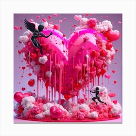 Valentine'S Day Canvas Print