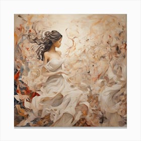 Ephemeral Harmony Captures The Essence, optimistic painting Canvas Print