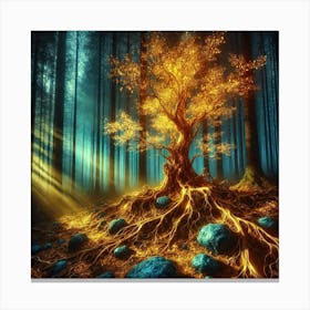 Tree In The Forest 37 Canvas Print