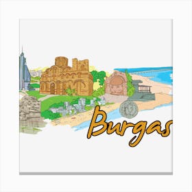 Burgas Canvas Print