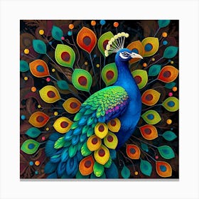 Peacock 2 Canvas Print