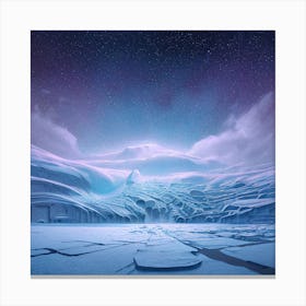 Ice Planet Canvas Print