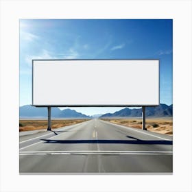 Blank Billboard 10 Canvas Print