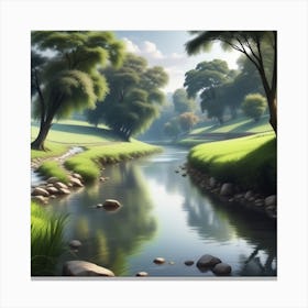Landscape Painting 164 Canvas Print