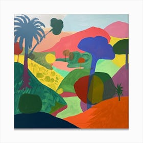 Abstract Travel Collection Mayotte 3 Canvas Print