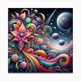 Psychedelic Painting 21 Canvas Print