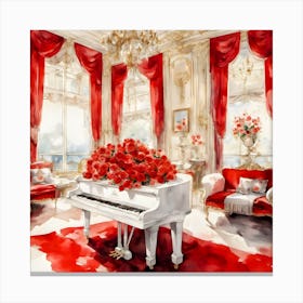 The Red Room Canvas Print