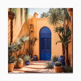 Cactus Garden In Morocco Canvas Print