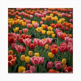 Tulip Field 1 Canvas Print