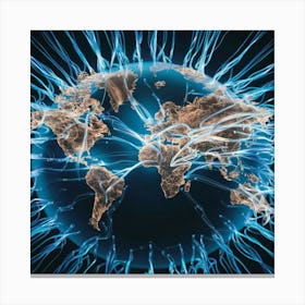 World Of Wires Canvas Print