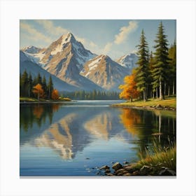 Mountain Lake 6 Canvas Print