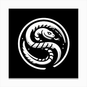 Snake Logo Canvas Print