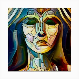 Hecate Glass Mosaic 4 Canvas Print