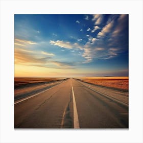 The Vanishing Road Canvas Print