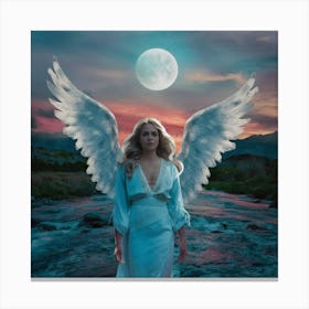 Angel With Wings 1 Canvas Print