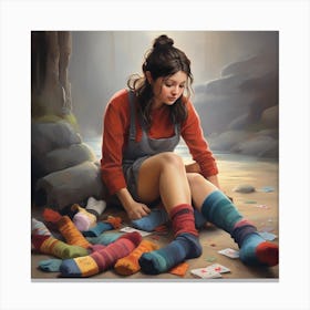 'Socks' Canvas Print