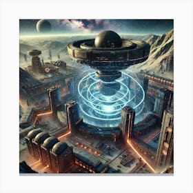 Gravitational Obliterator Deployment Canvas Print