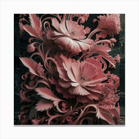 Pink Flowers 4 Canvas Print