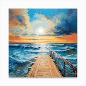 Horizon: Narrow Embrace Canvas Print