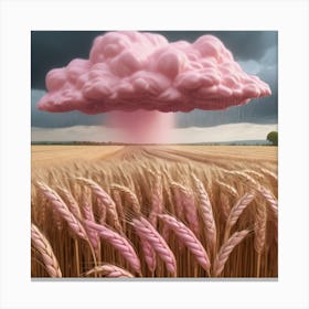 Pink Rain Canvas Print