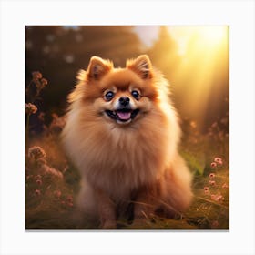 Pomeranian Dog 2 Canvas Print