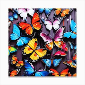 Colorful Butterflies 29 Canvas Print