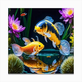 Koi Fish 1 Canvas Print