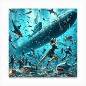'Submarine' Canvas Print