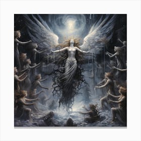 Angels Of The Night Canvas Print