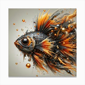 Cyborg Fish Canvas Print