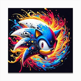 Sonic The Hedgehog 84 Canvas Print