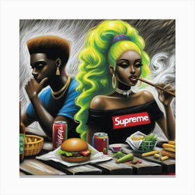 Supreme 7 Canvas Print