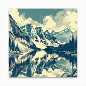 Calm Cascades 10 Canvas Print