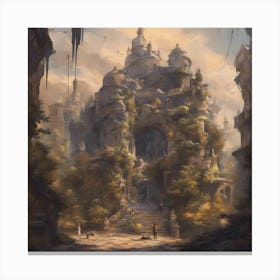 Fantasy City 18 Canvas Print