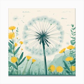 Dandelion Canvas Print