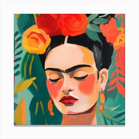 Fridas bunter Traum Canvas Print