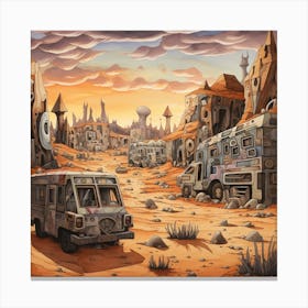 Apocalypse City Canvas Print