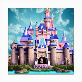 Disney Castle 1 Canvas Print