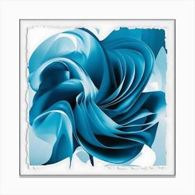 Blue Flower Canvas Print