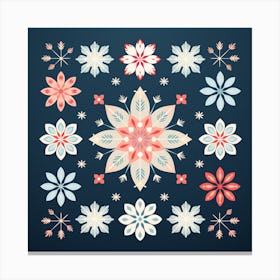 Snowflakes 4 Canvas Print