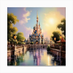 Disneyland, France Canvas Print