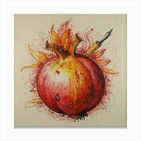 Pomegranate 17 Canvas Print