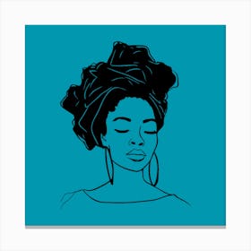 Black Woman Canvas Print