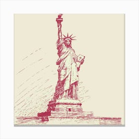 A Usa Hand Drawn Sketch Illustration 1720362545 2 Canvas Print