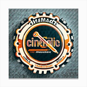 Cinematic Logo Canvas Print