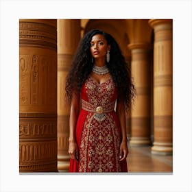 Egyptian Beauty 3 Canvas Print