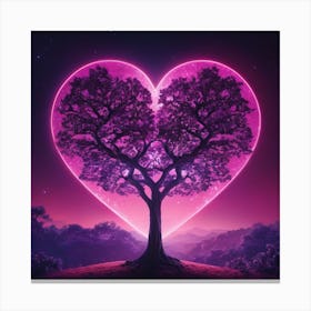 Heart Tree 16 Canvas Print