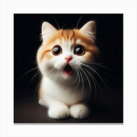 Cute Kitten 4 Canvas Print