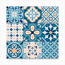 Tile Pattern Canvas Print