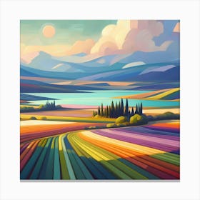 Landscape Painting 125 Canvas Print